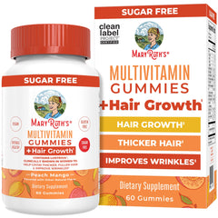MaryRuth's Multivitamin Hair Growth Gummies bottle pour supports daily wellness.