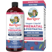 MaryRuths Postnatal Prenatal Vitamins bottle pour for easy daily intake