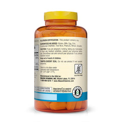 Mason Natural Calcium with Vitamin D3 label emphasizes absorption support.