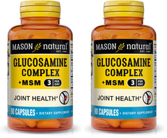 Mason Natural glucosamine bottle shows joint support potential