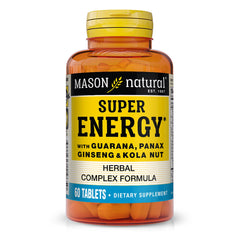 Mason Natural Super Energy: botella con enfoque en energía sostenida para el día