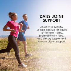 Capsules view highlights easy-to-swallow veggie capsules for daily support