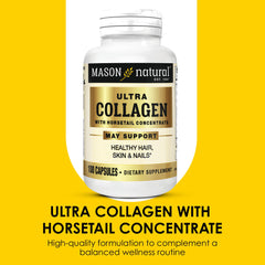 Mason Natural Ultra Collagen packaging reveals a two-pack option for ongoing use.
