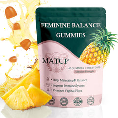 MATOP Balance Gummies bottle on display highlighting daily probiotic support