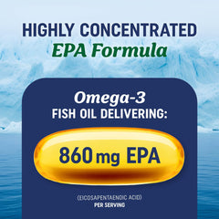 MAV Nutrition EPA Ultra bottle back label shows EPA per serving.