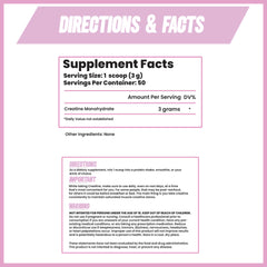 Maverick Nutrition Creatine for Women scoop powder blends easily for workouts