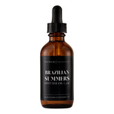 Mavwicks Brazilian Summers 2oz bottle for premium diffuser oil enhances living room ambiance.