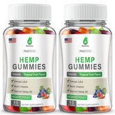 MaxHemp 2-pack hemp gummies pack shot for daily relaxation support