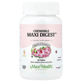 Maxi Health Chewable Digest bottle showing 90-count for convenient digestion support.