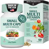 Maxi Health Multivitamin bottle front view with compact daily capsules for wellness.