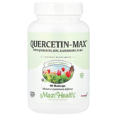 Maxi Health Quercetin 500mg bottle front for daily wellness support.
