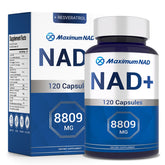 Maximum NAD bottle front for daily wellness support.