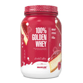 Maxler 100% Golden Whey Raspberry Cheesecake tub, protein-packed for daily fueling.