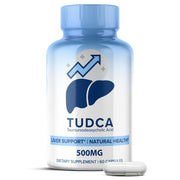 MAXLIFE NATURALS Tudca liver support bottle front for daily detox support