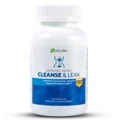 Max Muscle Naturaliga Cleanse bottle front showing natural ingredients for gut support.