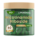 MayBeJiangWei NAD supplement bottle shows liposomal NR for energy