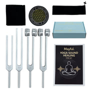 Mayful tuning forks 128Hz set for muscle relief and calm focus