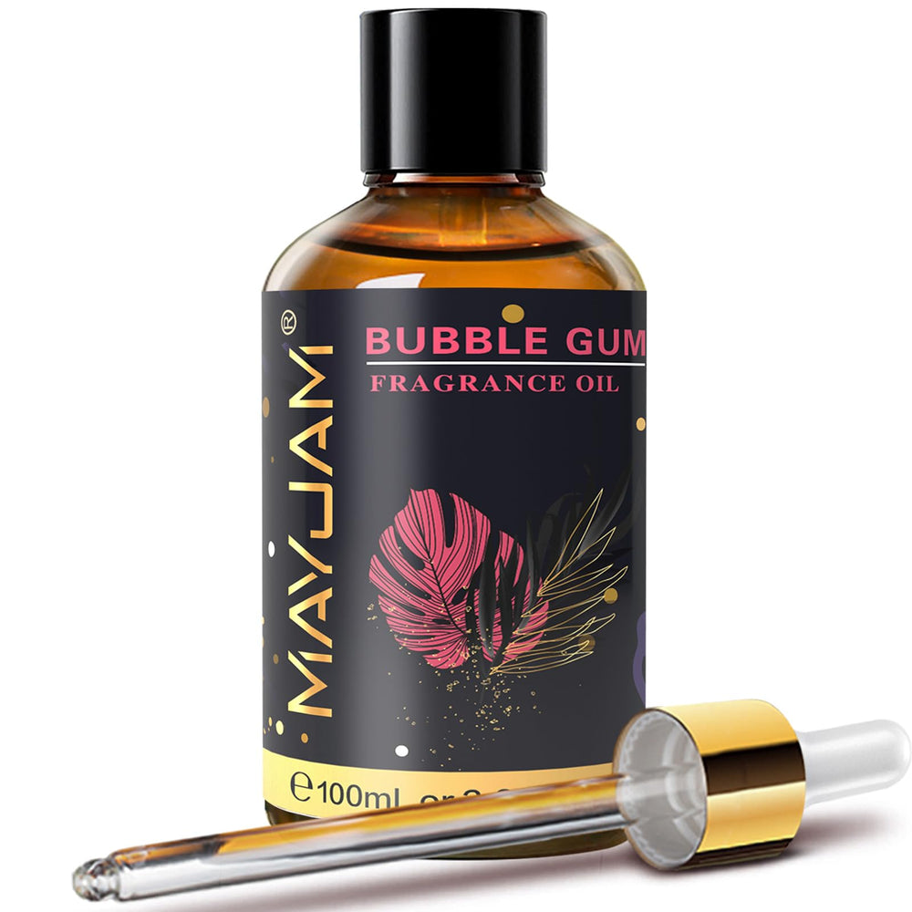 MAYJAM Bubble Gum fragrance oil bottle preserves long-lasting scent and quality.