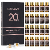 MAYJAM fragrance oil set packaging, gift-ready for home scent enthusiasts.