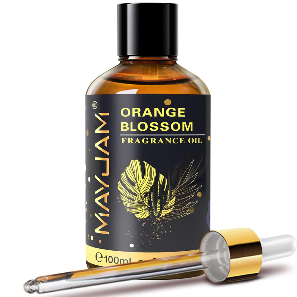 MAYJAM Orange Blossom fragrance oil bottle for a lasting home scent.