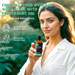 MAYJAM peppermint oil for hair care to invigorate and refresh hair.