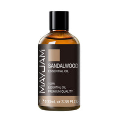 MAYJAM sandalwood oil diffuser blend, creating a calming aromatic atmosphere in any room.