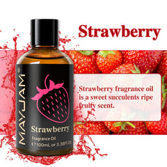MAYJAM strawberry fragrance oil for soap making projects