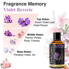 MAYJAM Violet Reverie floral scent creates nostalgic room atmosphere