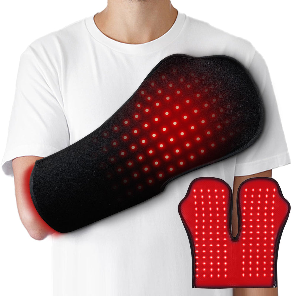MAYLINK red light therapy hands front view showing targeted relief for hand comfort.