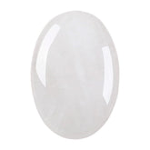 MaziZhang healing crystal palm stone front view showing clear sparkle for calm focus.