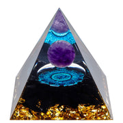 MaziZhang orgone pyramid amethyst obsidian collection energizes spaces for focus and protection.