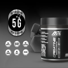 MB One Creatine unflavored powder blends easily into drinks and shakes.