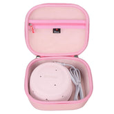 Mchoi hard travel case for Yogasleep Dohm Uno fits snugly for travel.