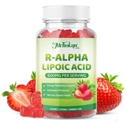 Mchokuu R Alpha Lipoic Acid gummies bottle with strawberry flavor promotes daily wellness