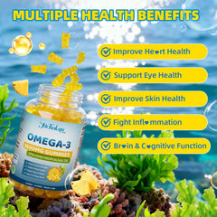 Mchokuu algal-oil focus graphic highlights plant-based EPA and DHA source.