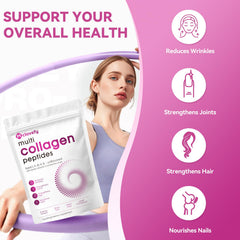 Mclovefy collagen powder dissolving in coffee for easy beverage mix