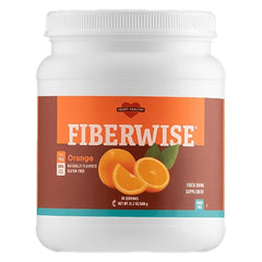 Meaneor FiberWise orange bottle with 30 servings for daily fiber support.