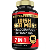 Mecisco 7in1 sea moss capsules bottle front supports daily wellness