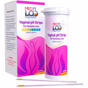 Med Lab Diagnostics vaginal pH test strips packaging for at-home health monitoring