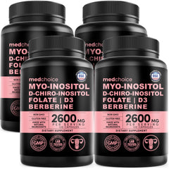 MEDCHOICE 14-in-1 Women’s Inositol Complex bottle front shows complete feminine wellness product