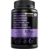 MEDCHOICE Melatonin 12-in-1 bottle front promotes restful nights and simple nightly routine.