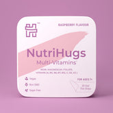MedHugs NutriHugs daily strip packaging for easy on-the-go nutrition and immune support.