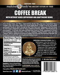 MEDICINAL FOODS Coffee Break mug hot; easy, comforting caffeine-free drink for a mindful break.