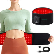 Medisana 3-in-1 belt closed for cordless red light therapy on the go.