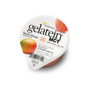 Medtrition Gelatein MCT Peach Mango cup — convenient protein sip