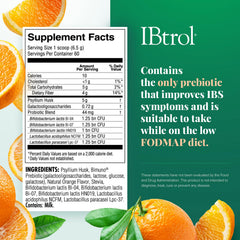 IBtrol psyllium husk blonde fiber aiding normal stools and comfort.