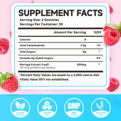 MEENCCD Moringa Gummies bottle-open for easy daily use