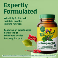 Astragalus root and botanicals featured in MegaFood Ashwagandha Complex