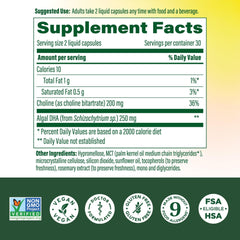 MegaFood Baby & Me 2 liquid DHA capsules for easy prenatal support