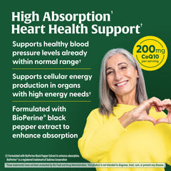 MegaFood CoQ10 bottle visualizing antioxidant support for aging and brain health.